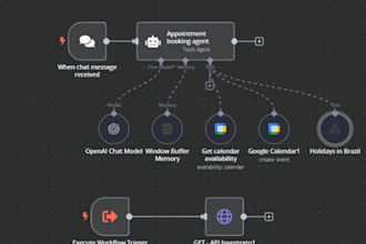 create ai CRM workflow automation using n8n and apis
