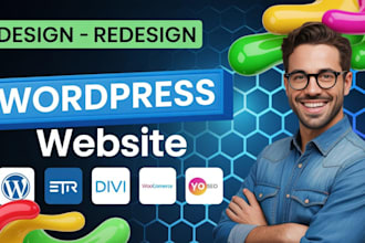 design or redesign a responsive wordpress website