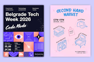 create an impactful poster for your social or public event