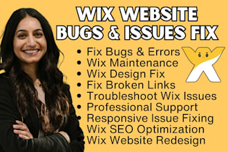 fix wix website bugs errors wix studio issue wix website redesign update content