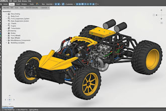 create 3d industrial design, cad models and product design using solidworks