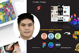 design professional website UI UX with modern style