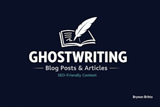 ghostwrite engaging blog posts and articles