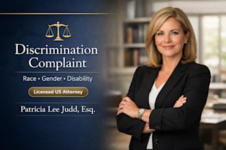 draft a discrimination complaint based on race gender or disability