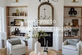 build wix virtual home staging website interior design portfolio website