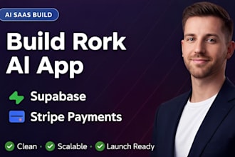 build rork ai web app, rork app with supabase backend and stripe payments