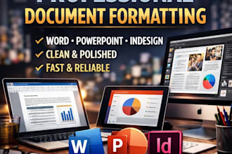 professionally format your documents in indesign and word