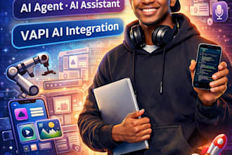 develop ai saas, ai app, ai website, ai agent, ai assistant, vapi ai solution