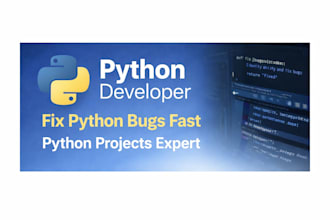 create python projects and fix python bugs