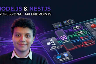 build scalable nestjs or nodejs rest API endpoints
