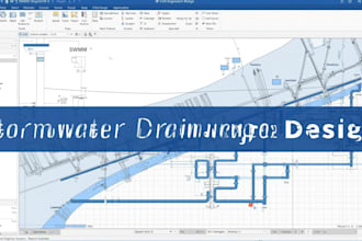 design swmm stormwater drainage system with report