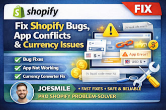fix shopify bugs, app conflicts setup shopify multi currency converter changer