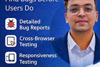 do manual testing and provide detailed bug reports
