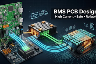 design custom pcb for high current battery management systems bms