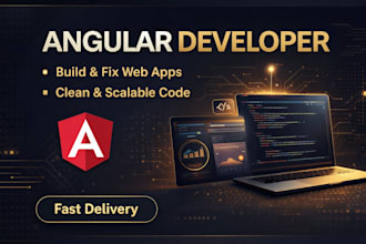 build responsive angular frontend with clean and scalable code