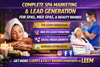 do spa marketing and generate leads for spa and med spa