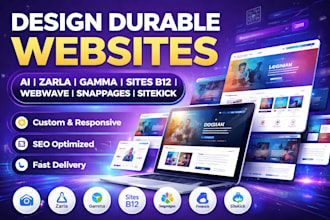 design durable ai zarla gamma sites b12 webwave snappages sitekick website