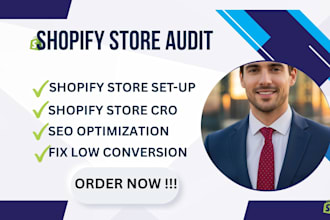 shopify store audit optimize product SEO and conversion rate cro