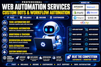 build reservation website amazon bot booking bot, auto checkout bot, whatnot bot