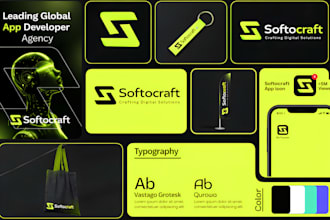 design a professional logo, brand identity, and visual identity with guidelines