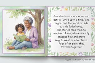 book layout children story mockup african american children book illustration