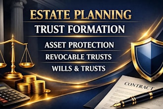 draft estate planning trusts flow revocable trusts asset protection