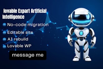 rebuild  lovable ai app into editable wordpress or wix website