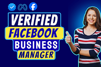 create fresh verified facebook business manager and ad account with old profile