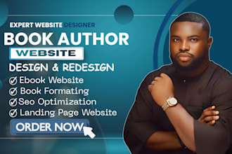 build wix author website book author website ebook website author landing page