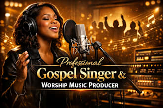 record gospel choir, christian, praise and worship background vocals for you