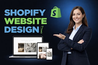 design or redesign a professional shopify store