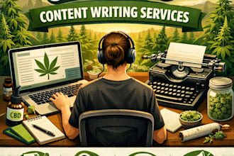 write cannabis content for you