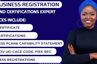 register your USA business and get sba, mbe, wosb, hubzone certifications