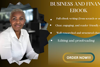 finance ebook, business ghostwriter, management, entrepreneurship ebook writer