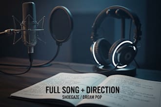create a full dream pop or shoegaze song with artistic direction
