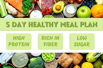 5 day healthy meal plan