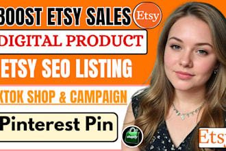 design etsy digital products seo listing etsy shop set up etsy shop store setup