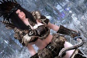 mod,optimize and port skyrim, starfield,cyberpunk, and legend of zelda character