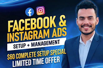 setup and manage high converting facebook ads and instagram ads campaign