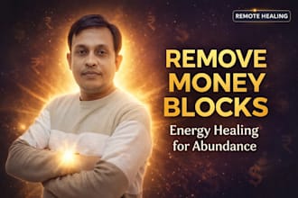 remove money blocks with money energy healing