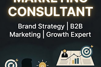 be your marketing consultant and develop a brand strategy