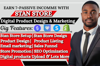 setup stan store design stan store website setup payhip, stan store landing page