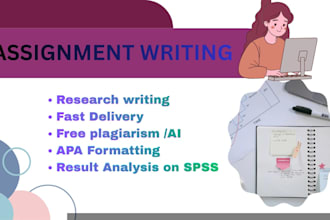 write plagiarism free assignments, reports and summaries