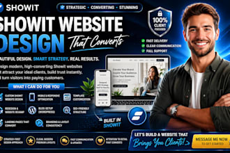 design showit website, redesign showit site, customize showit template and seo