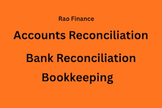 do the bank reconciliation and account reconciliation