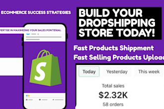 setup shopify ecommerce dropshipping store upload product autods zendrop dsers