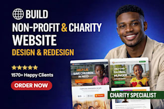 create a modern nonprofit website for your organization