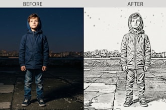 make your pencile sketch