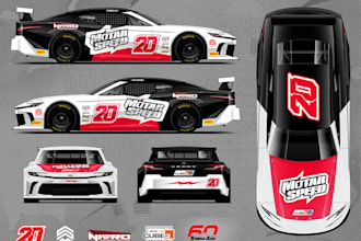 design custom livery car, racing car wrap, itasha wrap design, sport racing car