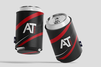create product packaging, carton box and label design